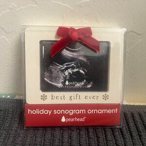 Brand New Pearhead Holiday Sonogram Ornament.